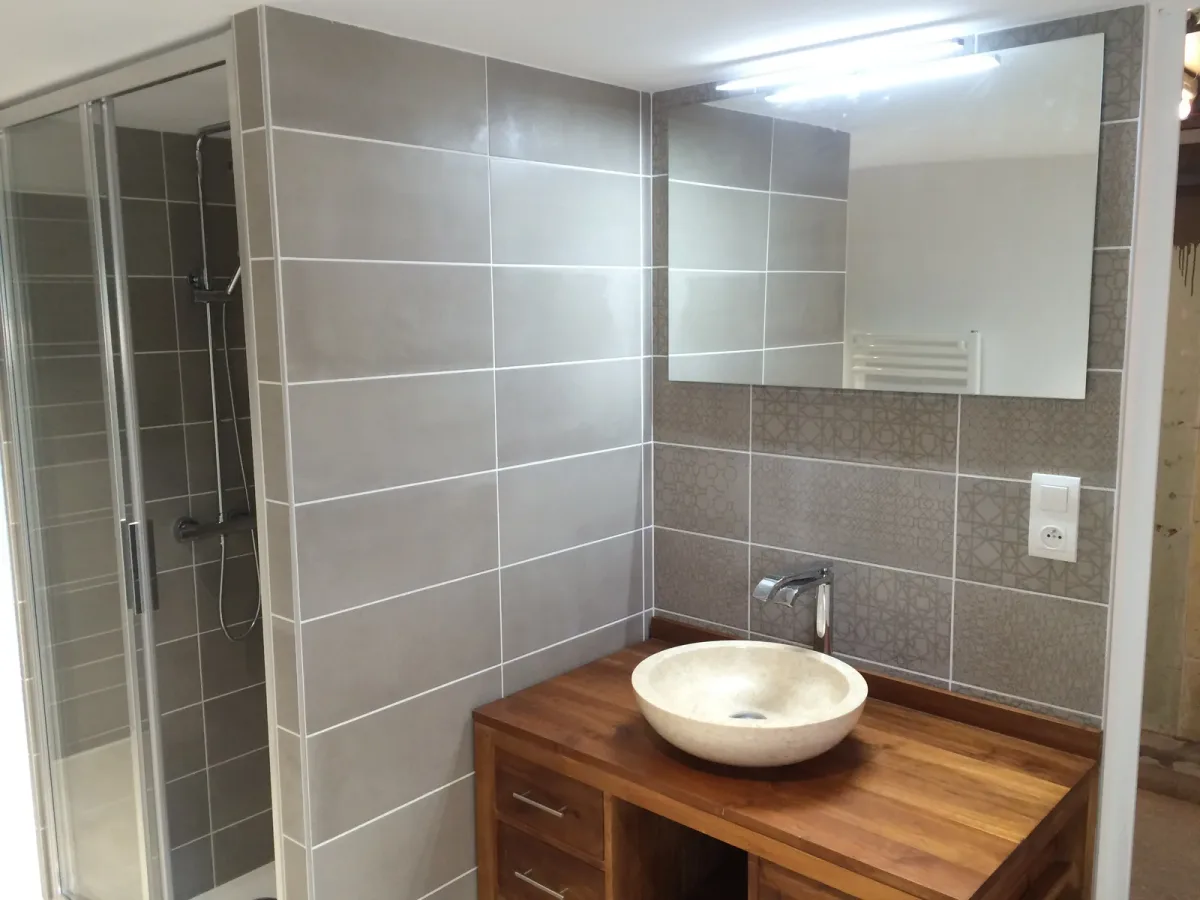 Salle de bain rénovée par ARPE en Maine-et-Loire